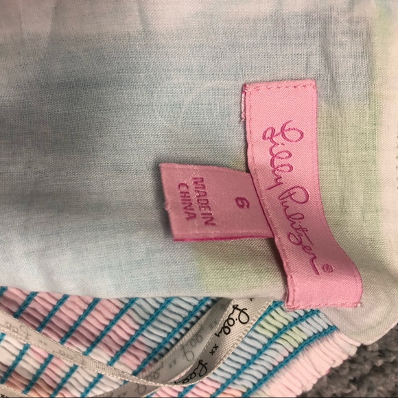 Lilly Pulitzer Bustier Strapless Peplum Top - Picture 3 of 4